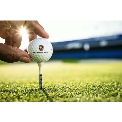 Набор из трех мячей для гольфа Porsche Golf Balls Set, Tour Soft golf practice ball solid color golf balls training golf golf tennis golf practice balls soft practice balls sponge balls balls e