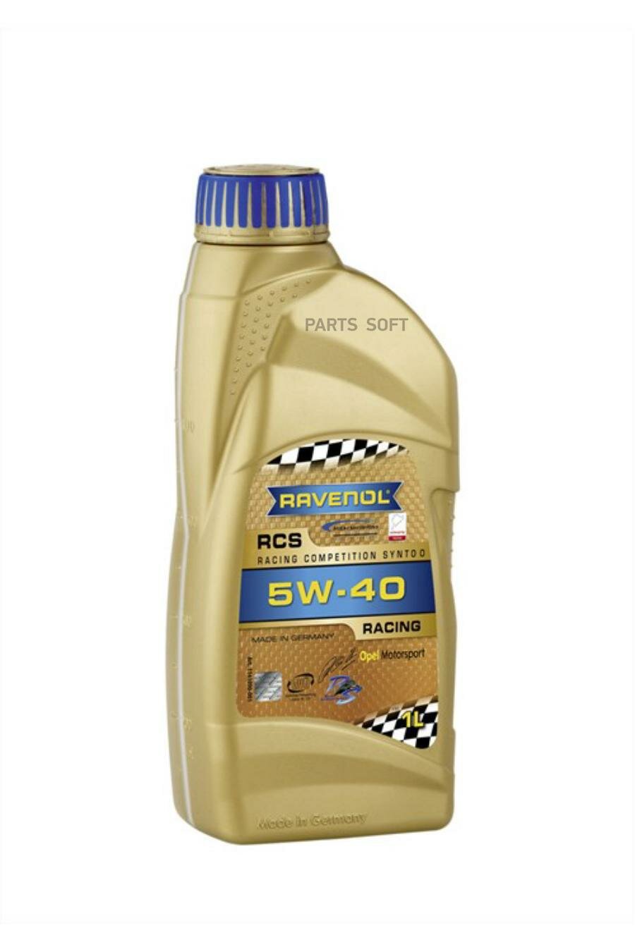 Моторное масло RAVENOL RCS Racing Competition Synto SAE 5W-40 (1л) RAVENOL / арт. 114109000101999 - (1 шт)