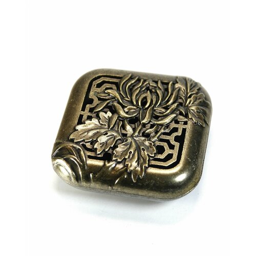 Золотой лотос шкатулка - цвет медный, металл - для ценных вещей и украшений