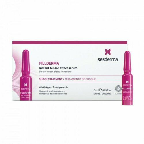 sesderma fillderma lips lip volumizer Sesderma FILLDERMA Ampoules - Сыворотка с эффектом филлера, 10 шт по 1,5мл