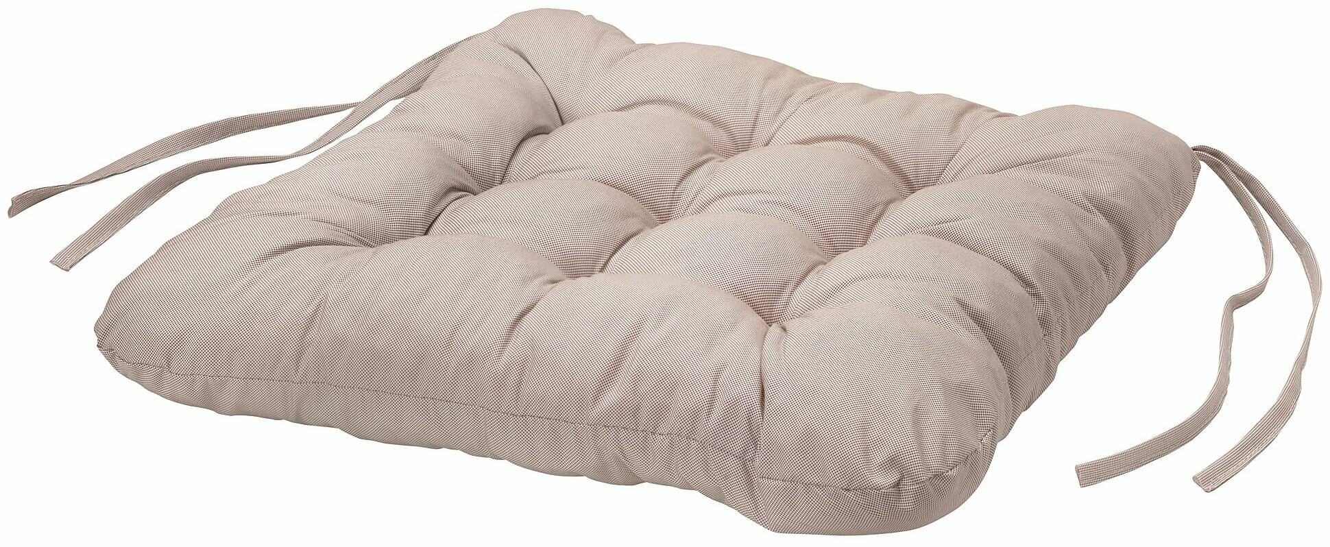 фото HELLVI подушки на стул 40 х 38 см, Бежевая