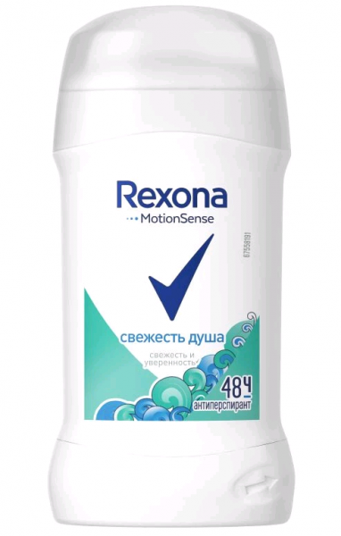 Rexona (40) Свежесть Душа Дезодорант-стик 40 мл.