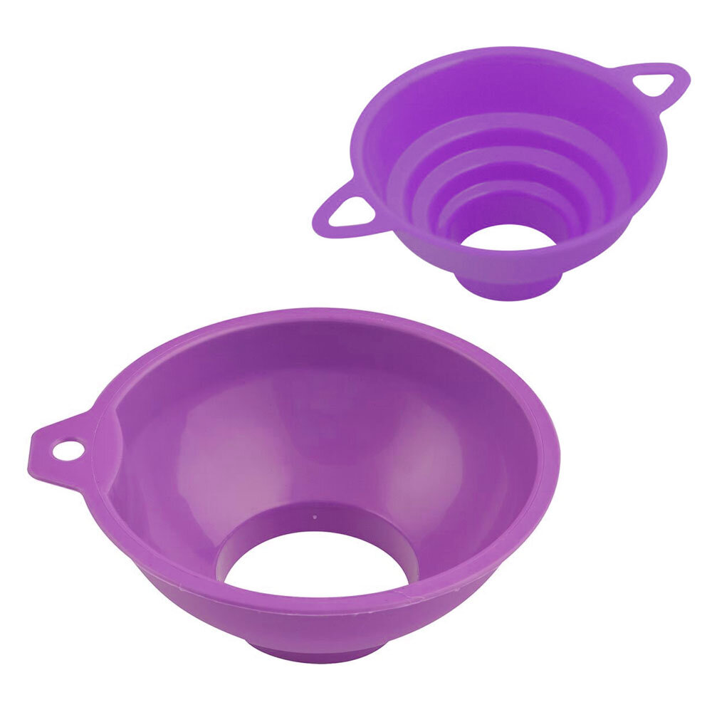 Воронки кухонные для банок, набор из 2 штук, цвет фиолетовый
