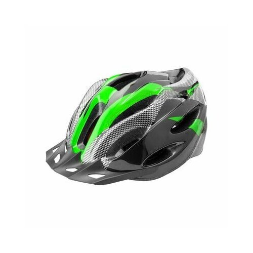 stels шлем велосипедный fsd hl021 Шлем защитный FSD-HL021 (out-mold) L (58-60 см) чёрно-зелёный/600123