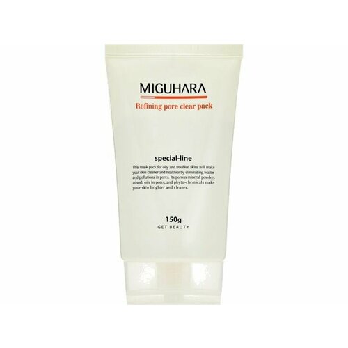 Очищающая маска для жирной и проблемной кожи MIGUHARA Refining pore clear pack