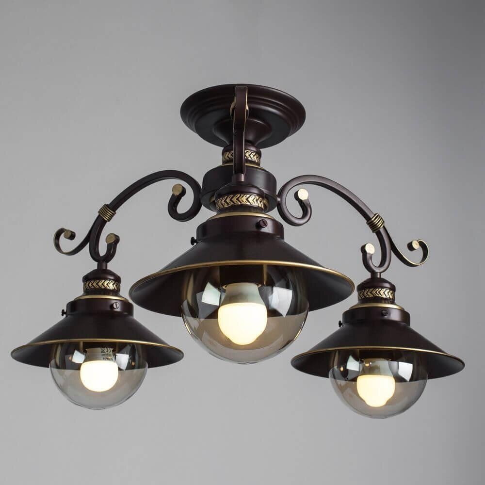 Люстра потолочная Arte Lamp 7 с поддержкой Алиса A4577PL-3CK-A - фото №3
