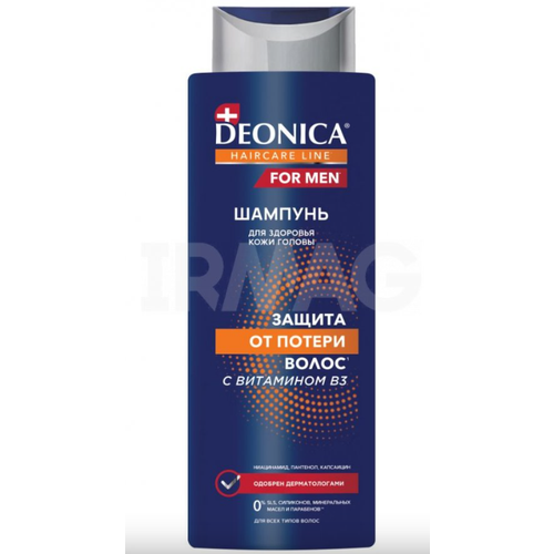 Шампунь для волос Deonica for Men Защита от потери волос, 380 мл