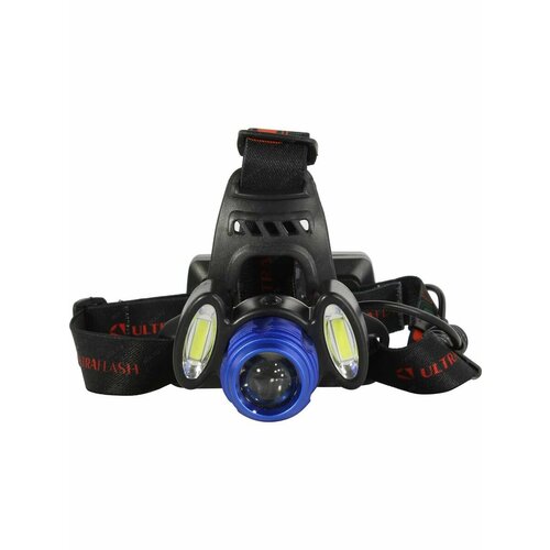 Налобный фонарь ULTRAFLASH (13904) E1334 черный фонарь налобный аккумуляторный светодиодный ultraflash e1334 3 шт в комплекте