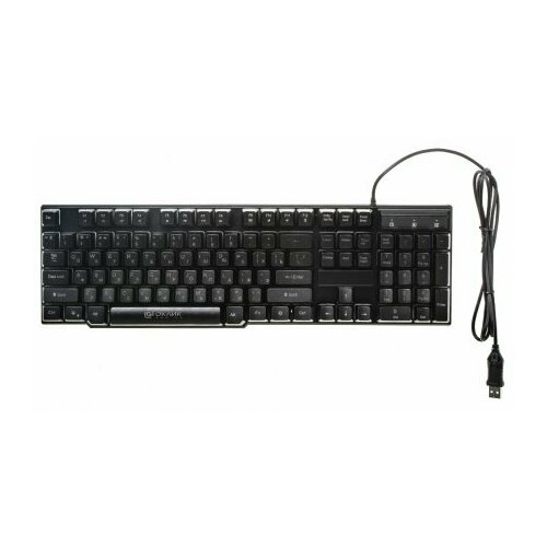 SW-GK3 Клавиатура Oklick 780G SLAYER, черный, USB клавиатура oklick 780g черный usb