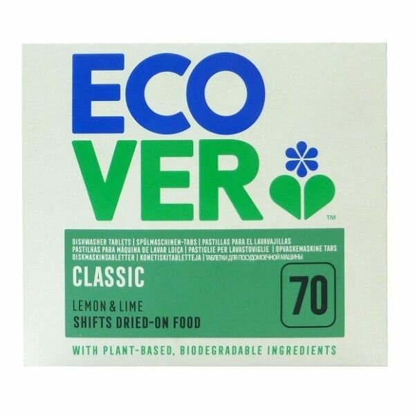 Экологичные таблетки Ecover Classic для посудомоечной машины, 70 шт