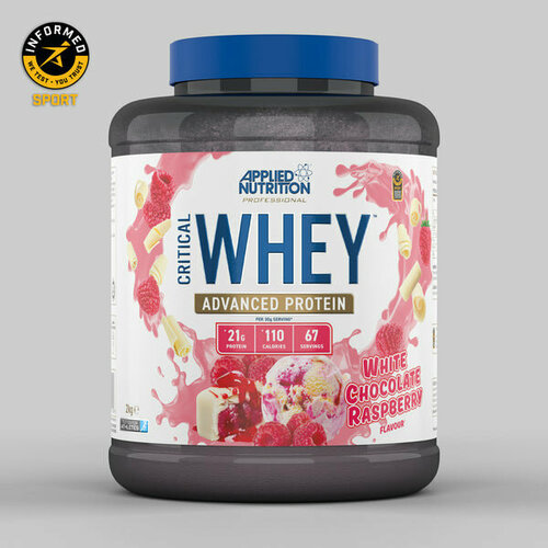 Applied Nutrition Critical Whey 2000g (WHITE CHOCOLATE RASPBERRY) протеин applied nutrition critical whey 2000 гр ванильное мороженое