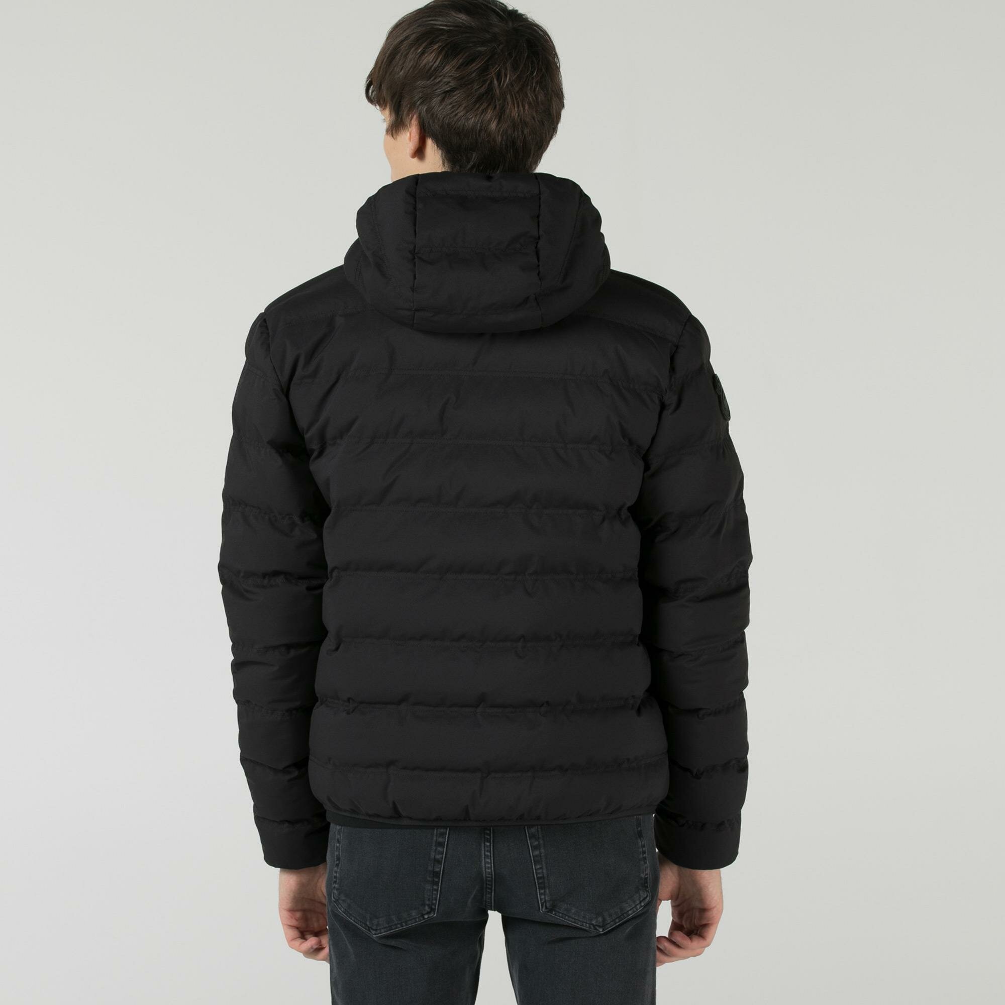 Куртка LACOSTE, размер T48, черный — фото 1