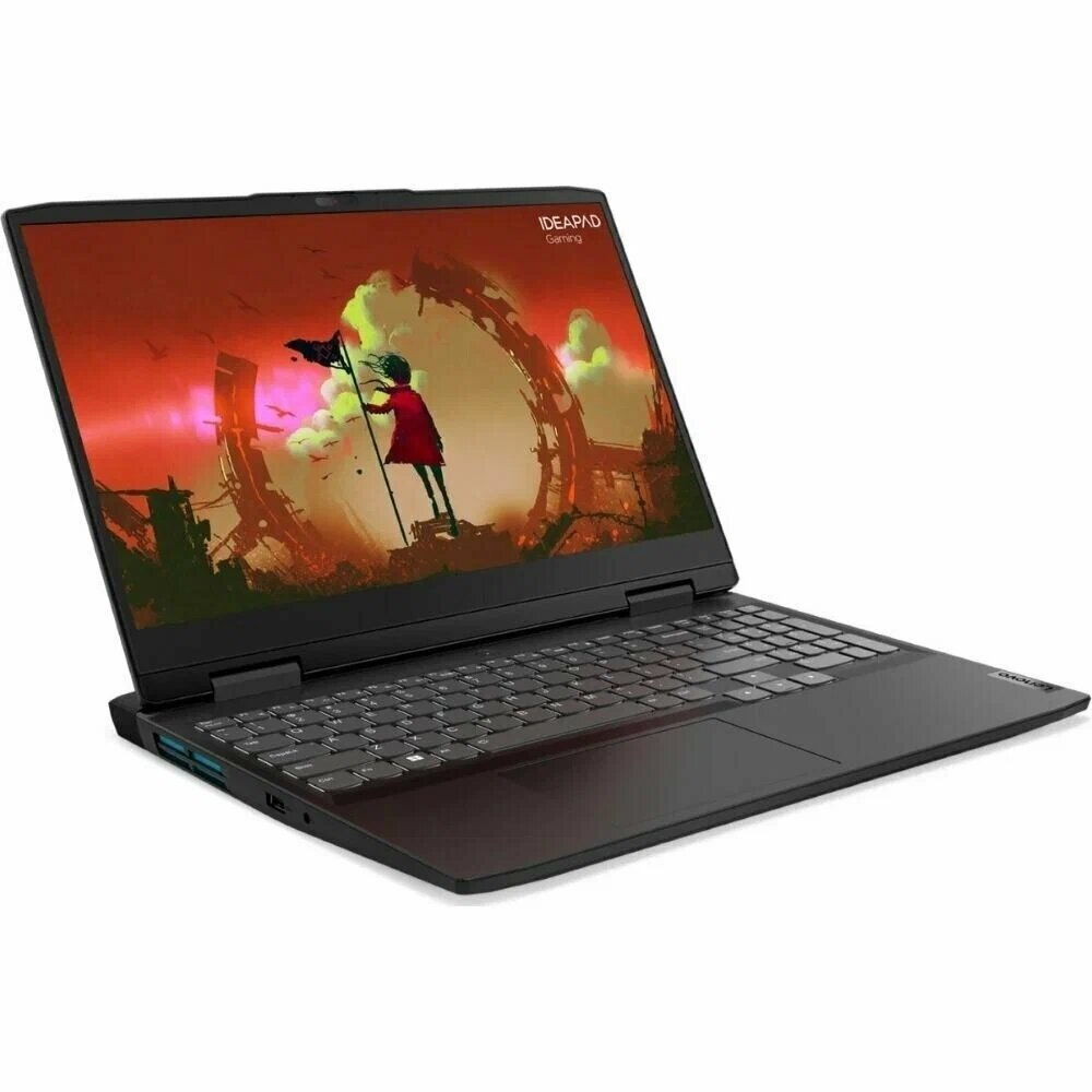 Ноутбук Lenovo IdeaPad Gaming 3 15ARH7 15,6" FHD IPS 165Hz/AMD Ryzen5 6600H/8Gb/SSD 512Gb/NVIDIA RTX3050/No OS/Темно-серый