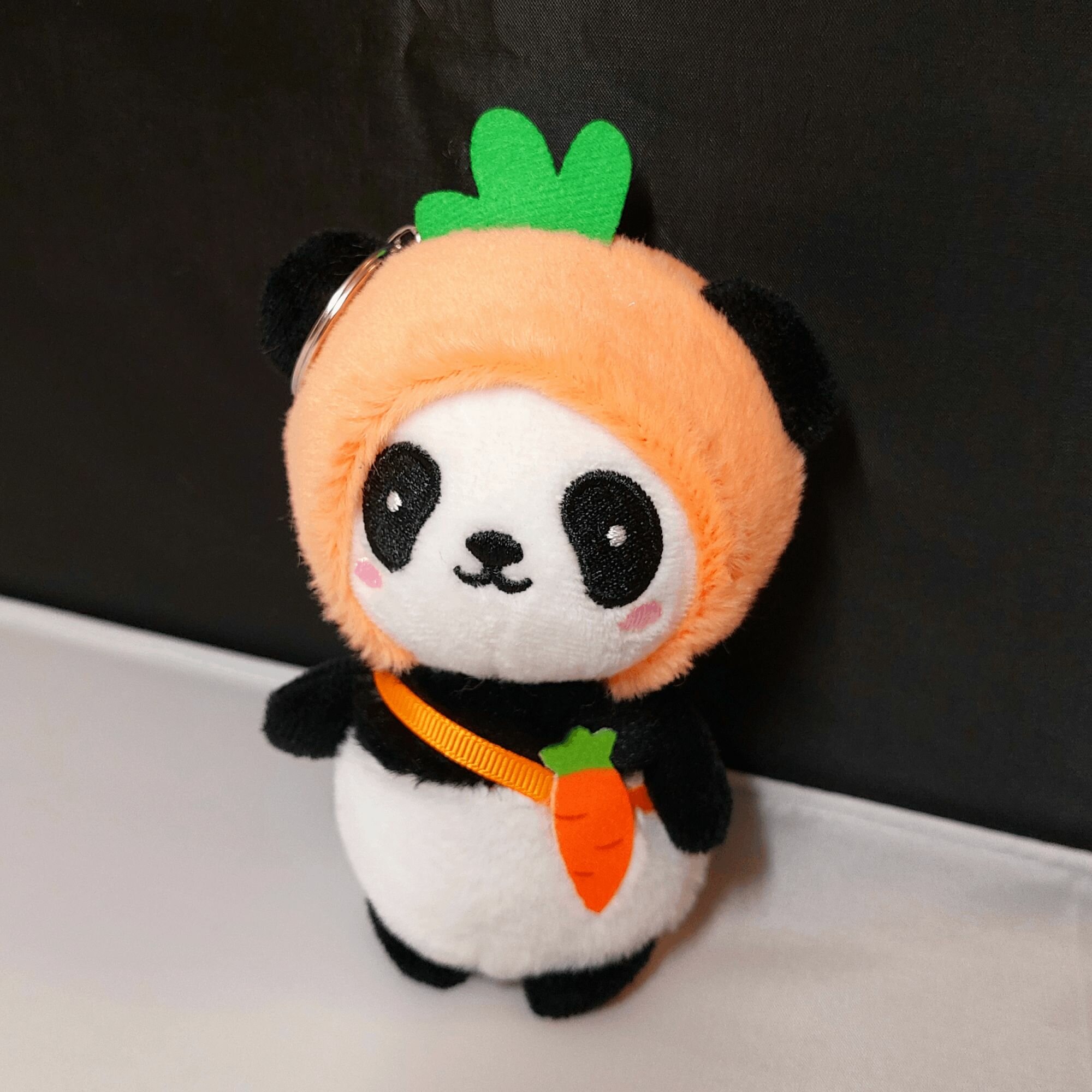Мягкая игрушка панда плюшевый брелок 14 см