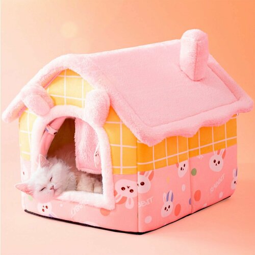 Домик-лежанка для собак и кошек Дино размер М лежанка для животных 3042₽