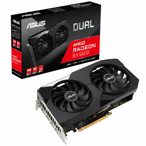 Видеокарта ASUS AMD Radeon RX 6600 Dual DUAL-RX6600-8G 3400000₽