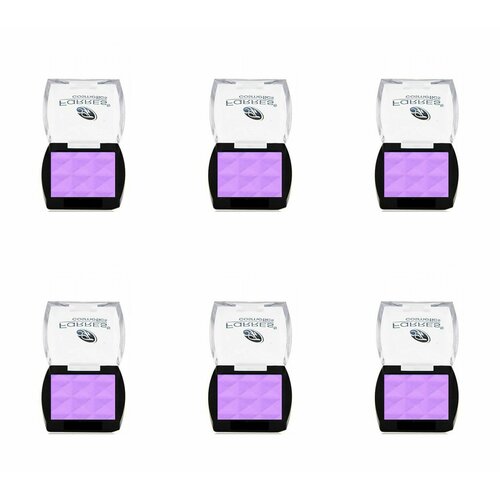 Farres cosmetics Тени для век однотонные 1001A-24 матовый нежно-лиловый 6 шт 1533₽
