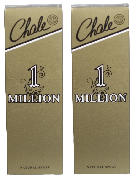 Дезодорант мужской Chale 1 Million, парфюмированный, 100 мл, 2 шт