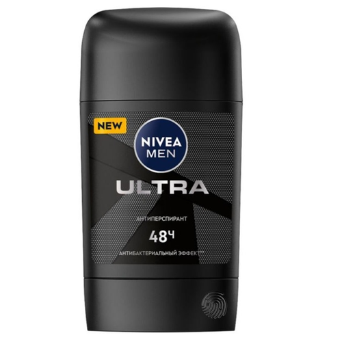 Дезодорант NIVEA Ultra стик, муж,50мл дезодорант антиперсперант nivea