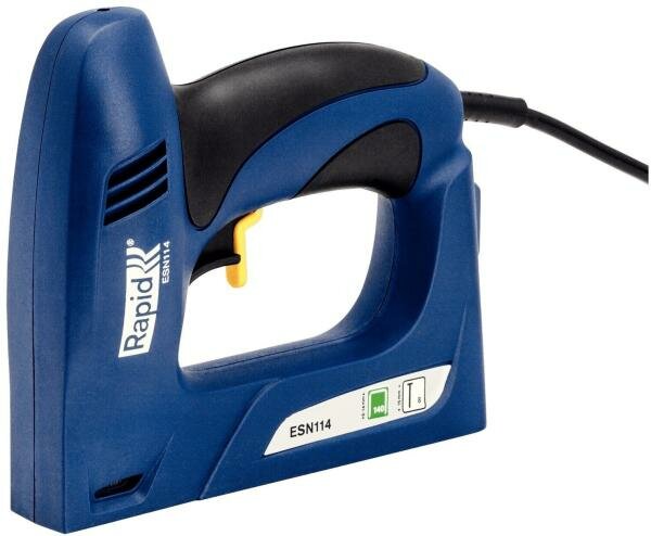 RAPID R: El. Staple Gun ESN114 для скоб тип 140 и гвоздей 300, 2-в-1, Нейлер-степлер (гвозде/скобозабиватель) электрический (5000131)