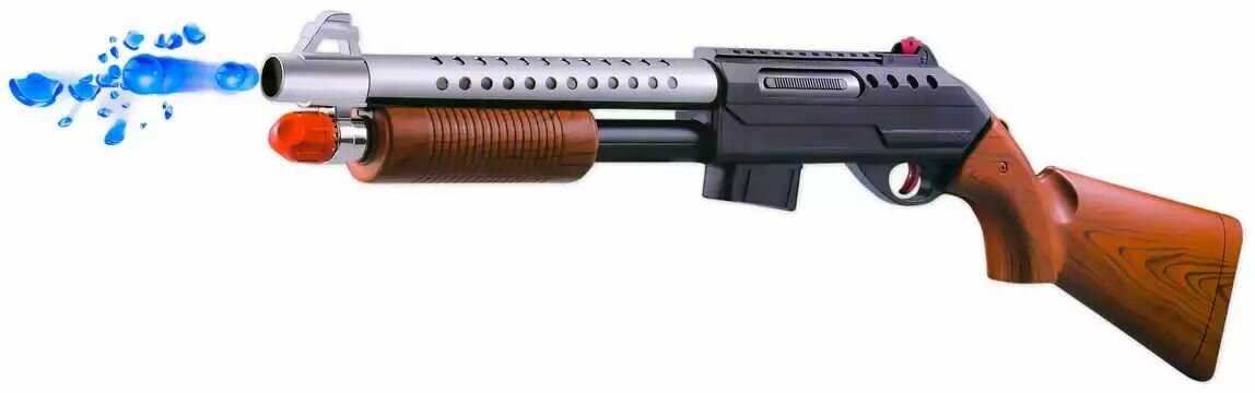 Игрушечное оружие Механическое ружье 2 в 1 (гелевые+ мягкие пули) 71см H690C