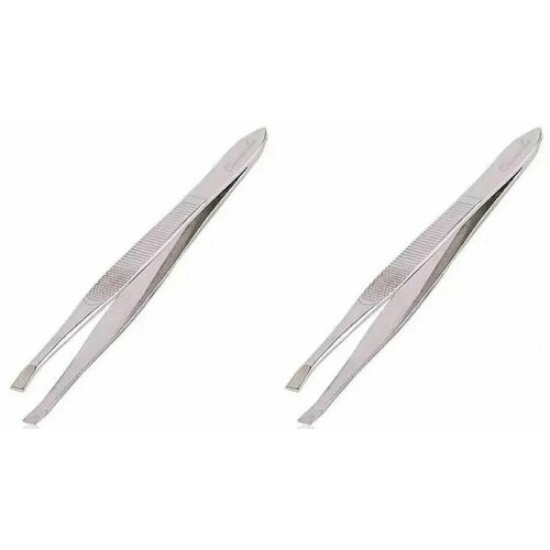 Cosmake Пинцет серебро прямой 2 шт 719₽