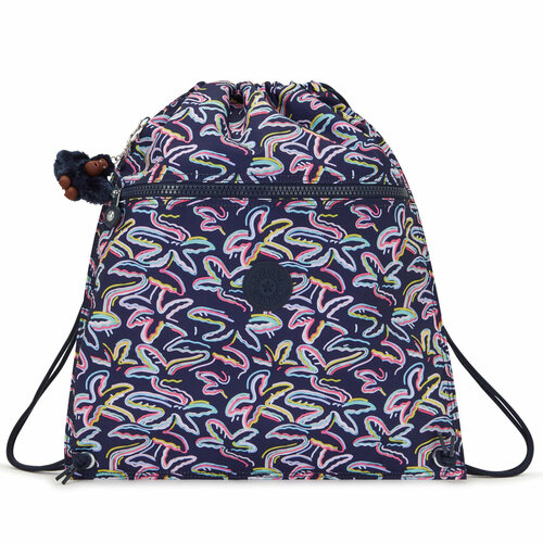 рюкзак мешок kipling k09487x44 supertaboo medium drawstring bag x44 blue ink c Рюкзак-мешок Kipling KI56373MC Supertaboo Medium Drawstring Bag *3MC Palm Fiesta Prt