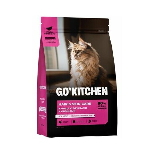 Go! Kitchen Skin + Coat Care Chicken - Сухой корм для котят и кошек с цыпленком (3,63 кг)