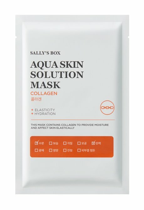 Маска для лица Sally's box Aqua Skin Solution Коллаген тканевая 22мл - фото №6