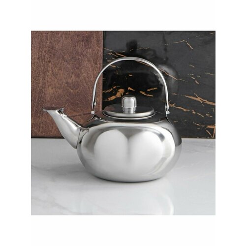 Чайник из нержавеющей стали Арес металлическое сито 1256₽