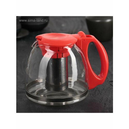 Чайник стеклянный заварочный Фиона с металлическим ситом 838₽