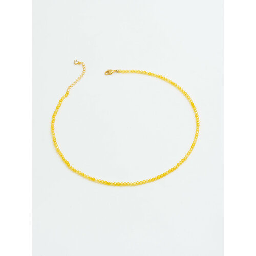 Бусы ЖемАрт, стекло, золотой, желтый