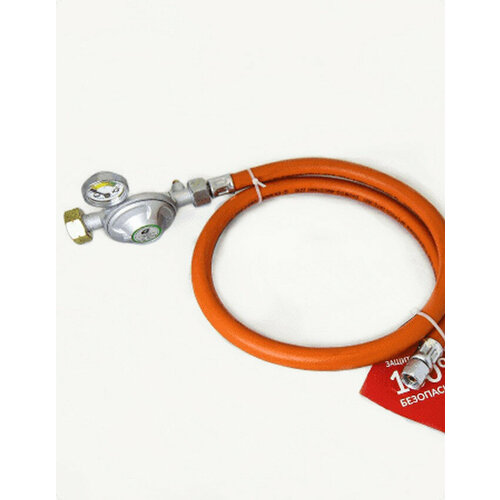 HPC Research Комплект подключения газ. грилей HPC Grill edition G1/4 2 метр, Зеленый / Оранжевый