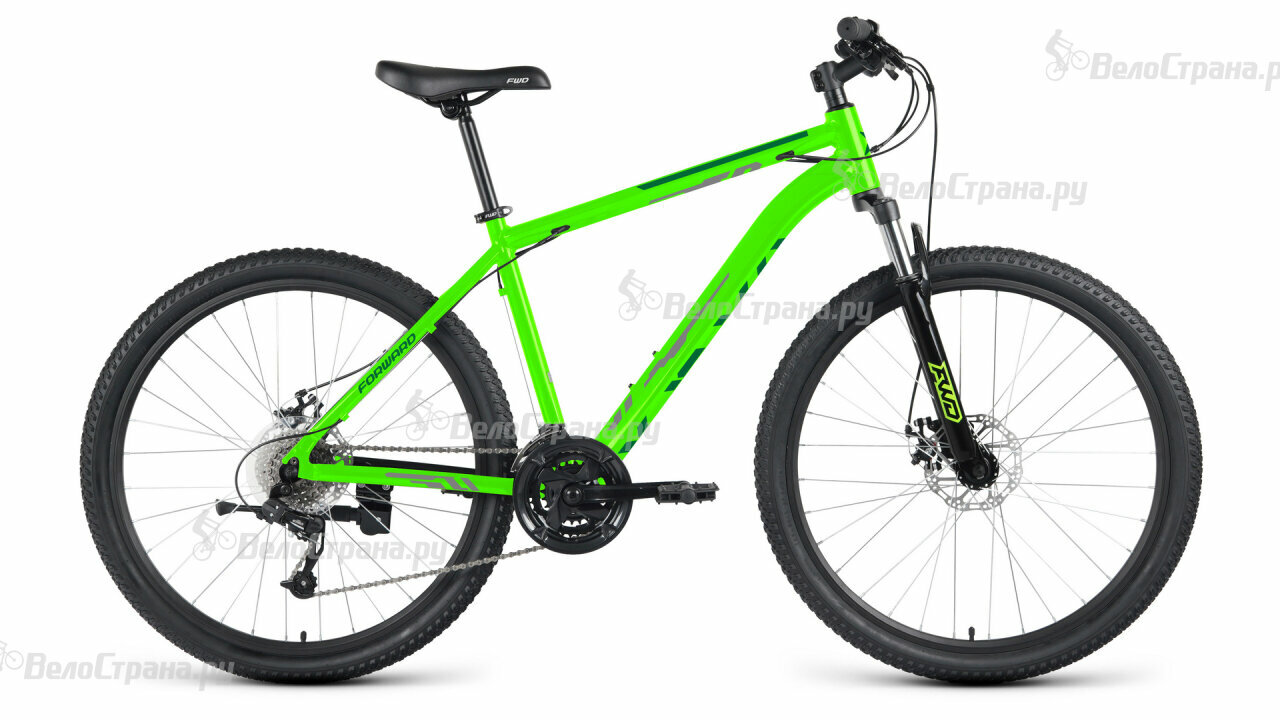 Горный велосипед Forward Katana 27.5 D (2023) 18" Зелено-серый (167-178 см)