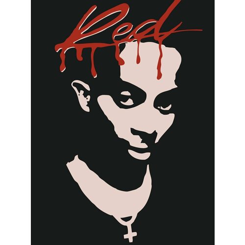 «Playboi Carti - BACKR00MS» - картина по номерам playboi carti t shirt dmn vintage black