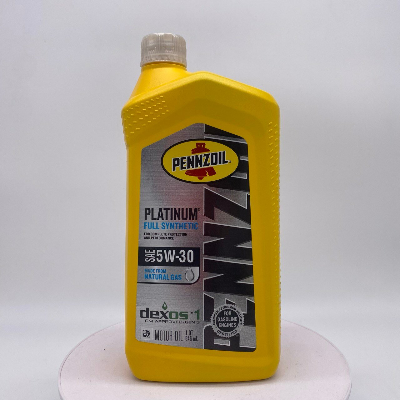 Синтетическое моторное масло PENNZOIL PLATINUM Full Synthetic 5W-30 DEXOS1 Gen2 (946 мл)