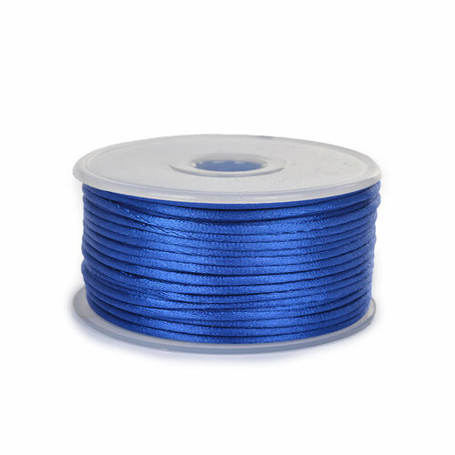 Шнур TBY атласный круглый 2мм цв3162 синий уп50м 285₽