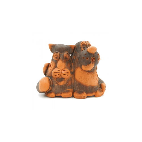 керамика щипановых sb01 свистулька кот SP02 Свистулька парная Кот и Пес обварная , Керамика Щипановых