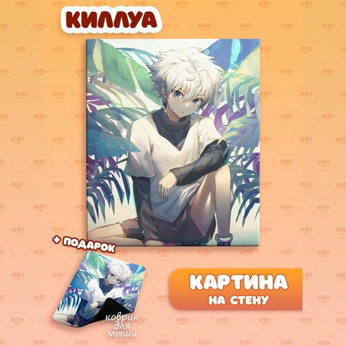 Картина на стену аниме Хантер икс Хантер Киллуа