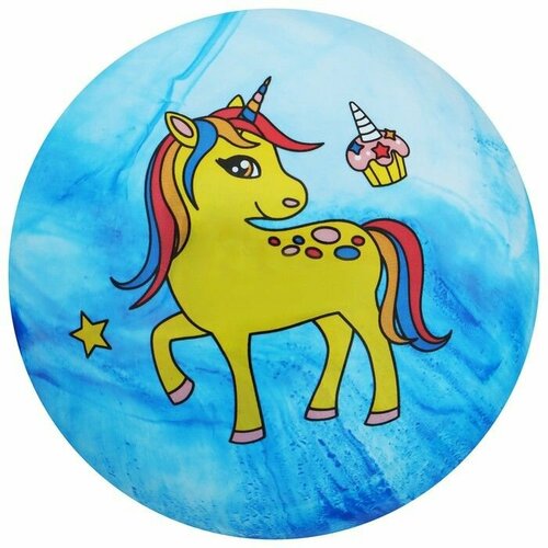 Мяч детский Единороги d 22 см 60 г цвет 503₽
