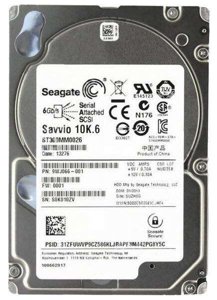 Жесткий диск Seagate ST300MM0026 300Gb SAS 2,5" HDD