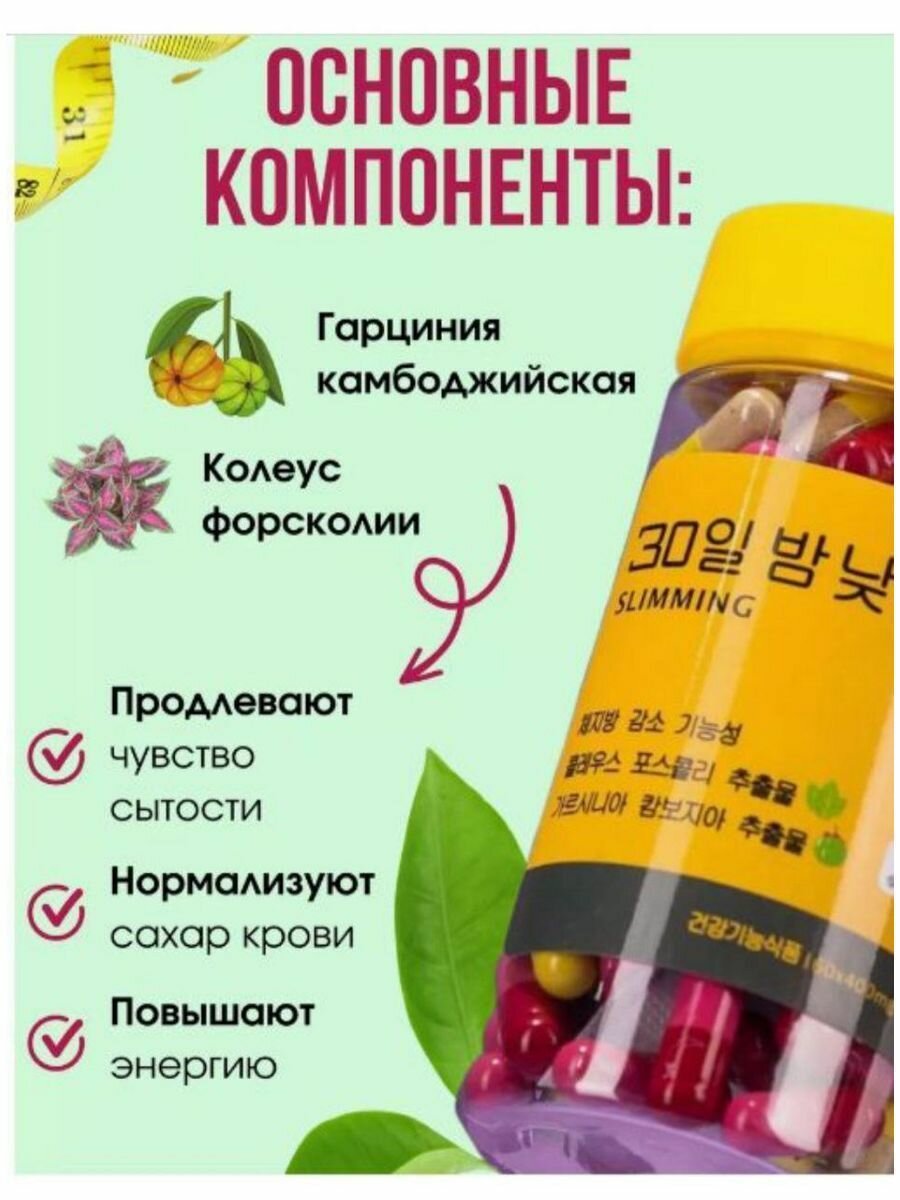 Капсулы для похудения День и Ночь