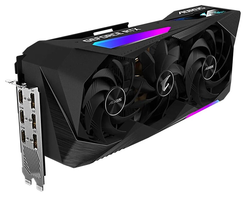 Видеокарта GIGABYTE AORUS GeForce RTX 3070 Ti MASTER 8G (GV-N307TAORUS M-8GD), OEM