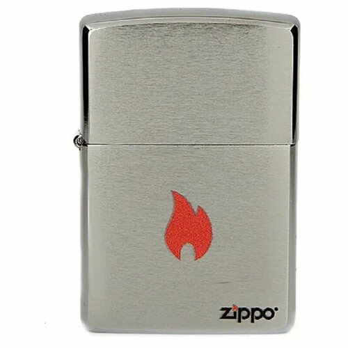 Зажигалка Zippo Flame Серебристый зажигалка zippo flame серебристый