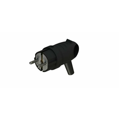 Вилка MultiSet 2КЗ 16А250В IP44 угловая каучуковая черн SE MST1102BK 776₽