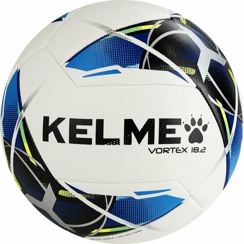 Мяч футбольный KELME Vortex 18.2, 9886120-113, размер 4 мяч футбольный kelme vortex 18 2 9886120 113 р 5 32 панели пу машинная сшивка бело синий