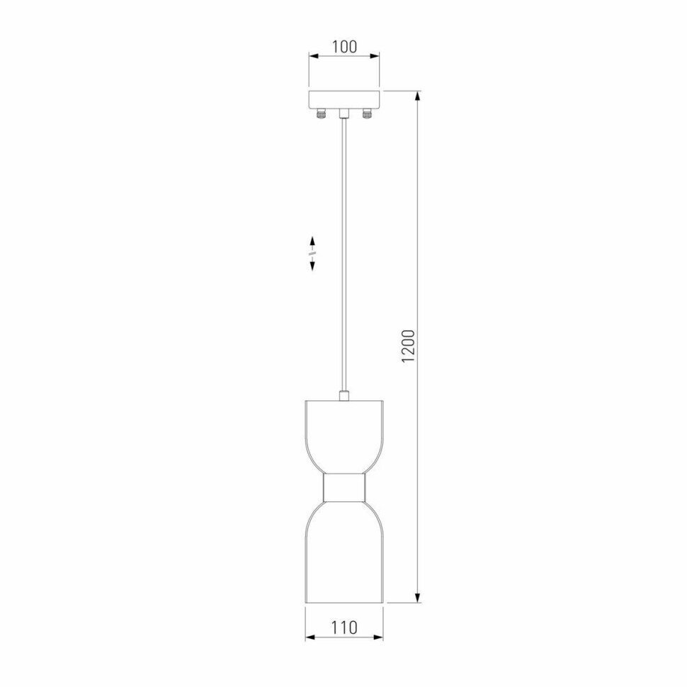 Подвесной светильник Tandem Eurosvet 50118/1 никель (a053236) - фото №10