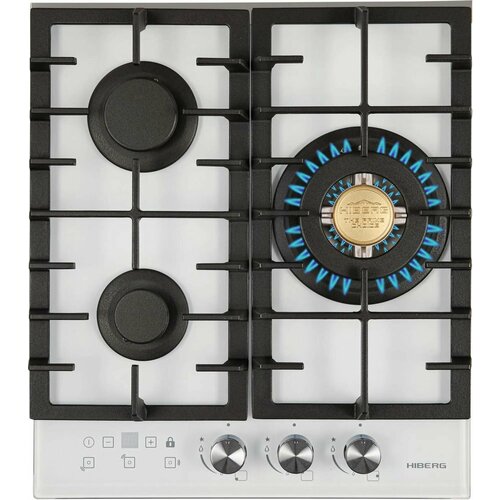 Газовая варочная панель HIBERG VM 4535 независимая белый 2761000₽