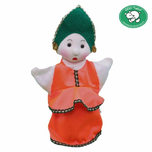 Мягкая игрушка на руку Тайга для детского кукольного театра Гордея (кукла-перчатка из сказки Аленький цветочек)