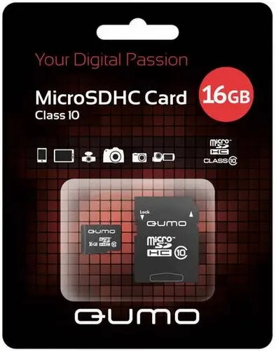 Карта памяти 16GB Qumo MicroSDHC Class 10 UHS-I - фото №5